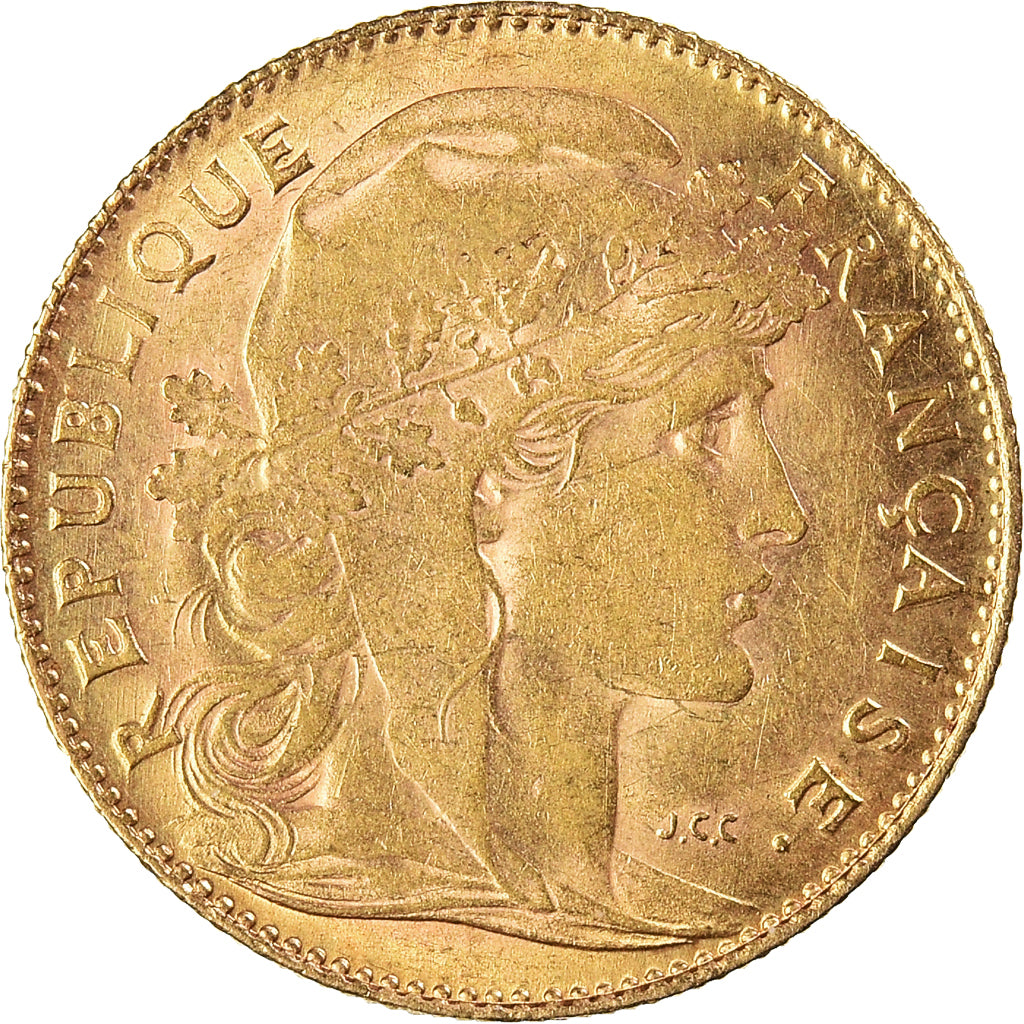 Monnaie, France, Marianne, 10 Francs, 1912, Paris, Coq, TTB+, Or, Gadoury:1017