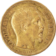 Monnaie, France, Napoleon III, 20 Francs, 1853, Paris, TTB+, Or, Gadoury:1061