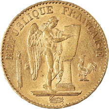 Monnaie, France, Génie, 20 Francs, 1875, Paris, TTB+, Or, Gadoury:1063, KM:825
