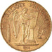 Moneta, Francia, Génie, 20 Francs, 1893, Paris, BB, Oro, KM:825, Gadoury:1063