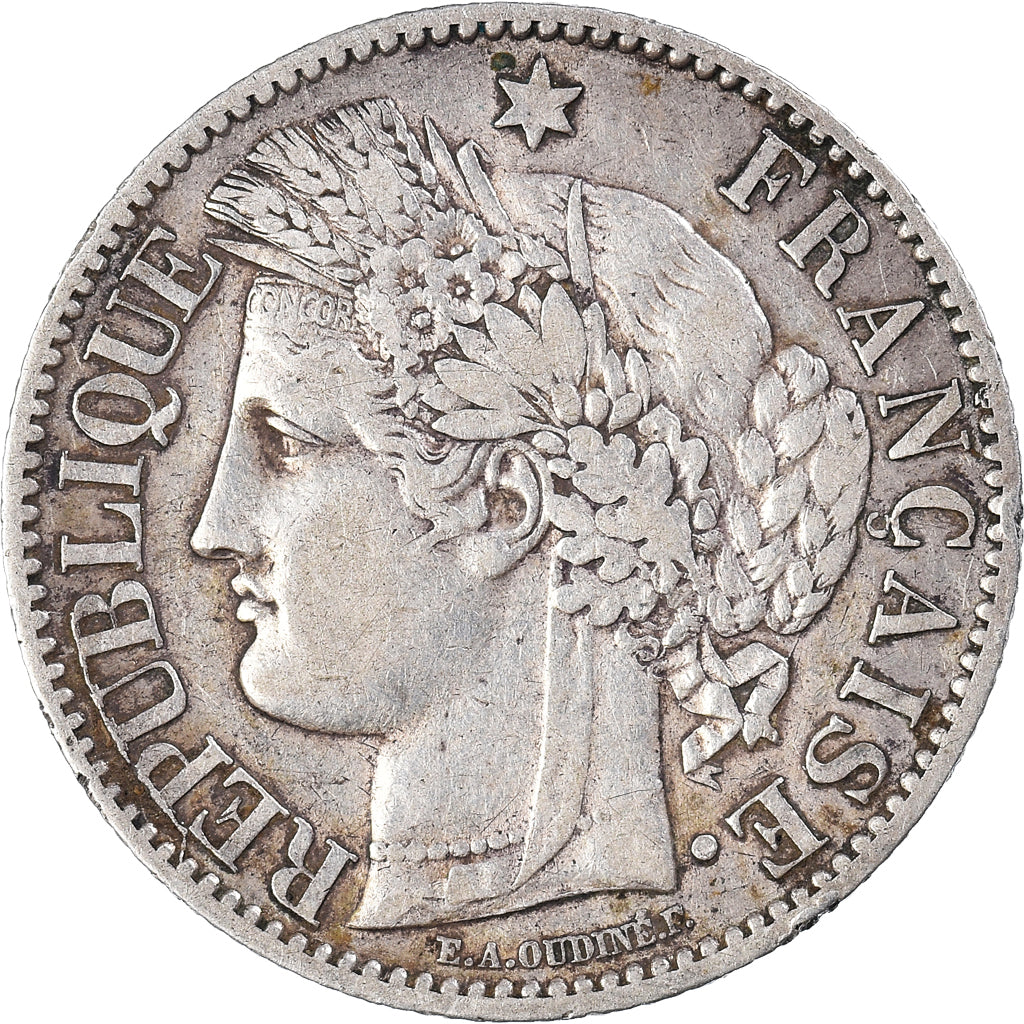 Moneda, Francia, Cérès, 2 Francs, 1894, Paris, MBC, Plata, KM:817.1