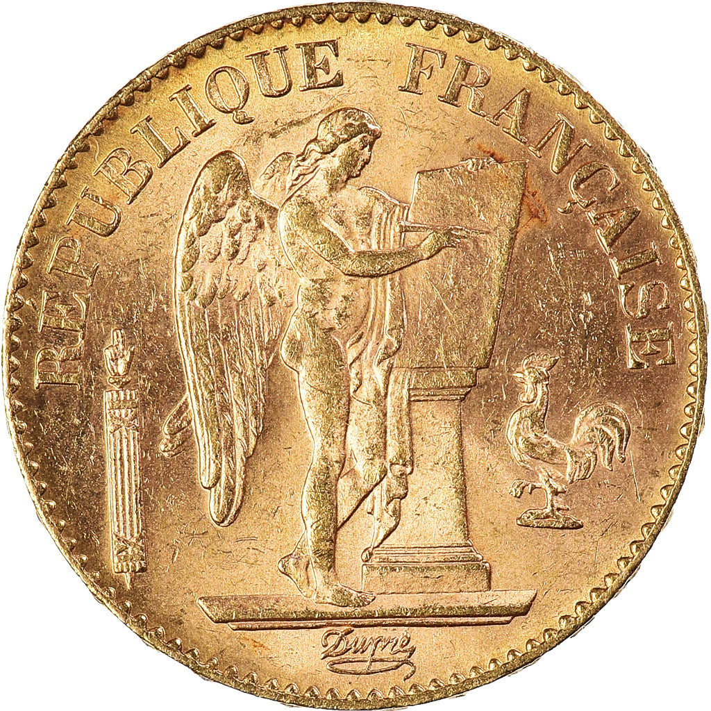 Moneda, Francia, Génie, 20 Francs, 1893, Paris, EBC, Oro, KM:825, Gadoury:1063
