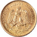 Monnaie, Mexique, 2 Pesos, 1945, Mexico City, SUP, Or, KM:461