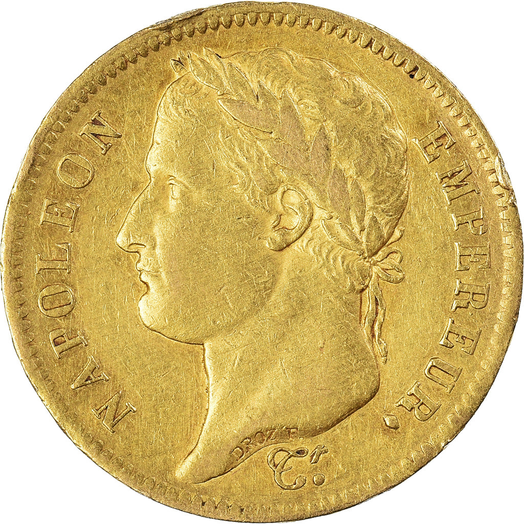 Munten, Frankrijk, Napoléon I, 40 Francs, 1812, Paris, ZF, Goud, KM:696.1