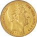 Münze, Belgien, Leopold I, 20 Francs, 1865, SS+, Gold, KM:23