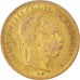 Monnaie, Hongrie, Franz Joseph I, 8 Forint 20 Francs, 1878, TTB+, Or, KM:455.1