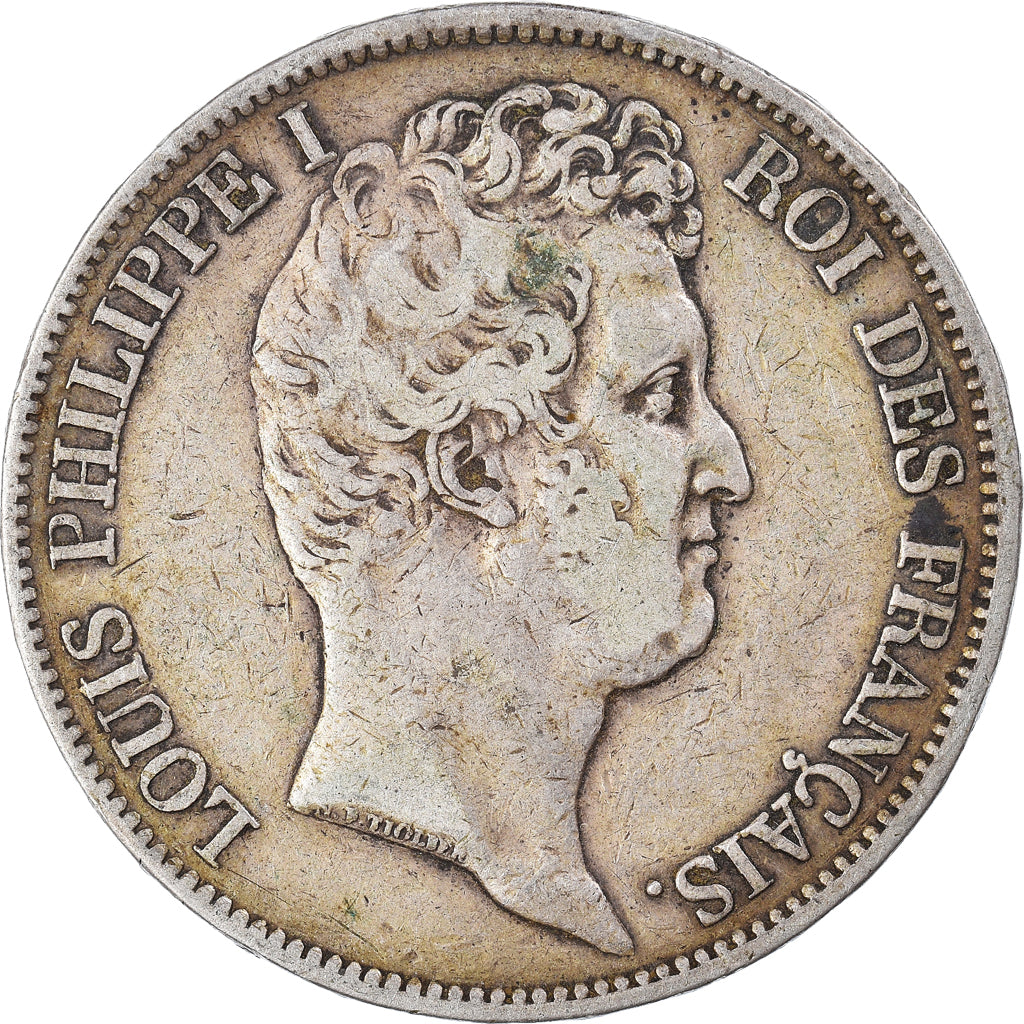 Coin, France, Louis-Philippe, 5 Francs, 1831, Paris, VF(30-35), Silver