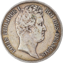 Coin, France, Louis-Philippe, 5 Francs, 1831, Paris, VF(30-35), Silver