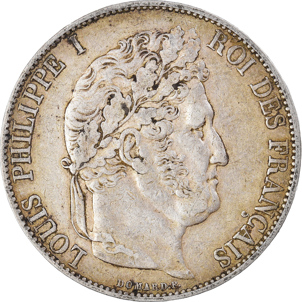 Monnaie, France, Louis-Philippe, 5 Francs, 1845, Lille, TTB, Argent
