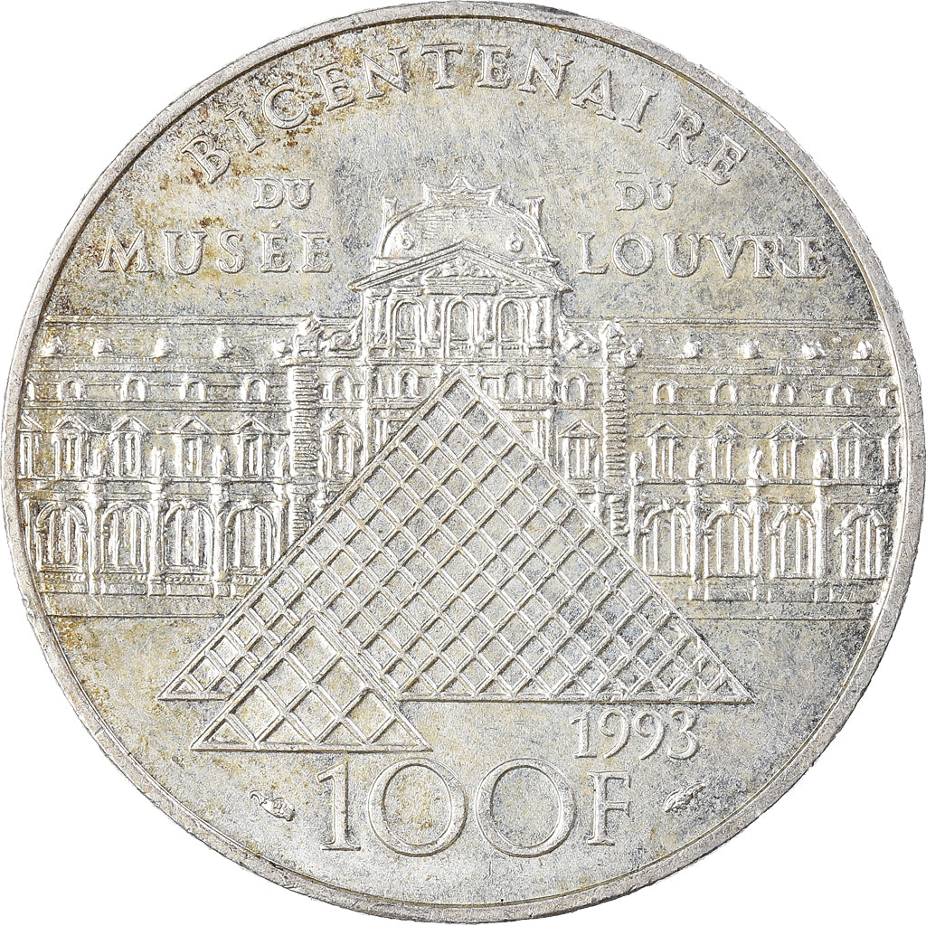 Coin, France, Liberté guidant le peuple, 100 Francs, 1993, AU(55-58), Silver