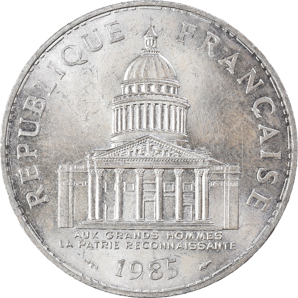 Coin, France, Panthéon, 100 Francs, 1985, Paris, MS(60-62), Silver, KM:951.1