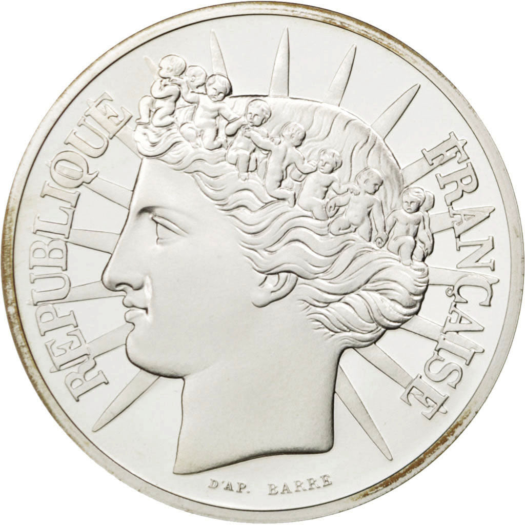 Coin, France, 100 Francs, 1988, MS(63), Silver, KM:966a, Gadoury:903