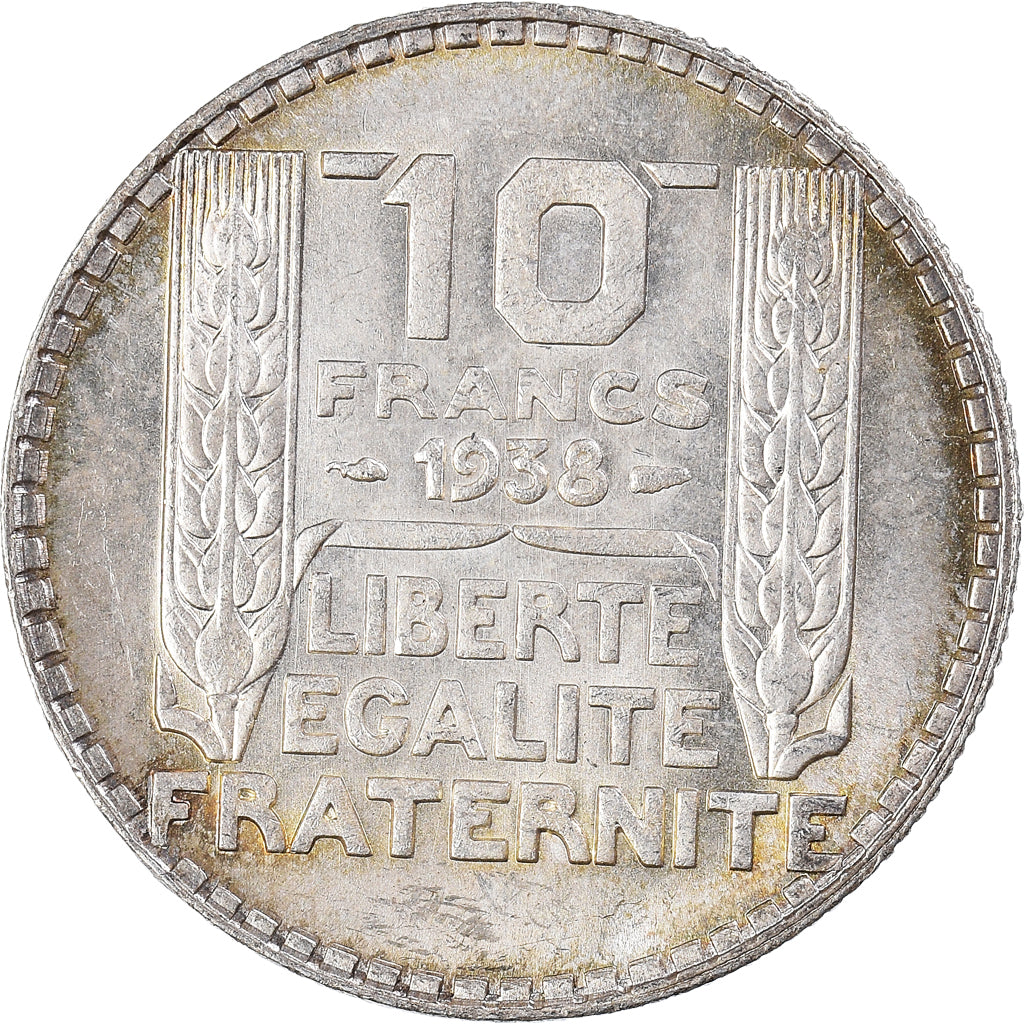 Moneta, Francia, 10 Francs, 1938, Paris, SPL, Argento, KM:878, Gadoury:801