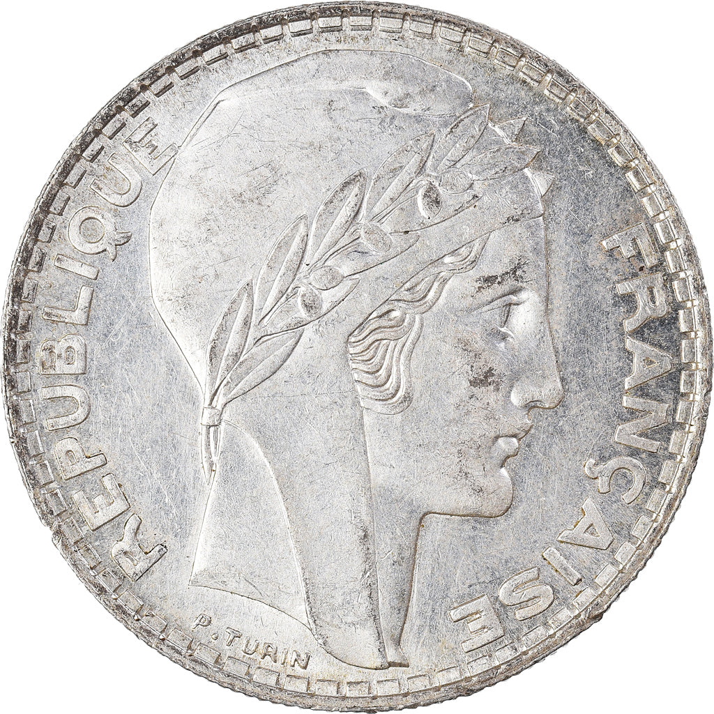 Monnaie, France, Turin, 20 Francs, 1938, Paris, SUP+, Argent, Gadoury:852