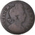 Moneda, Gran Bretaña, William III, 1/2 Penny, 1700, BC, Cobre, KM:503