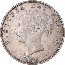 Coin, Great Britain, Victoria, 1/2 Crown, 1878, EF(40-45), Silver, KM:756
