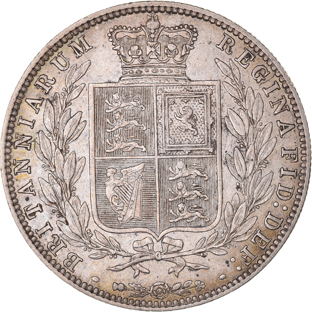 Coin, Great Britain, Victoria, 1/2 Crown, 1878, EF(40-45), Silver, KM:756