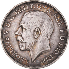 Coin, Great Britain, George V, Florin, Two Shillings, 1914, AU(50-53), Silver