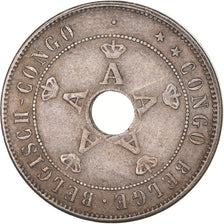 Moneda, Congo belga, 20 Centimes, 1911, MBC, Cobre - níquel, KM:19