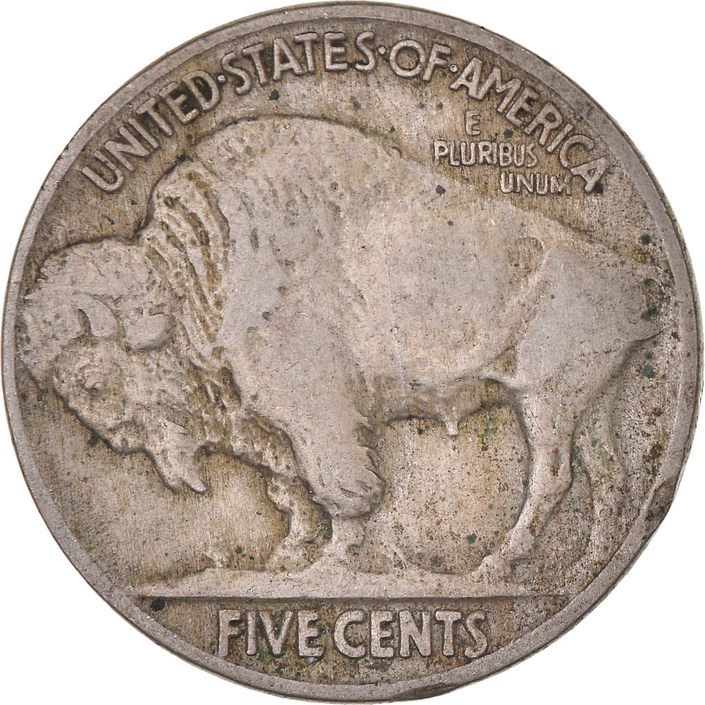 Moneda, Estados Unidos, Buffalo Nickel, 5 Cents, 1916, U.S. Mint, Philadelphia