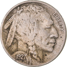 Coin, United States, Buffalo Nickel, 5 Cents, 1927, U.S. Mint, Philadelphia