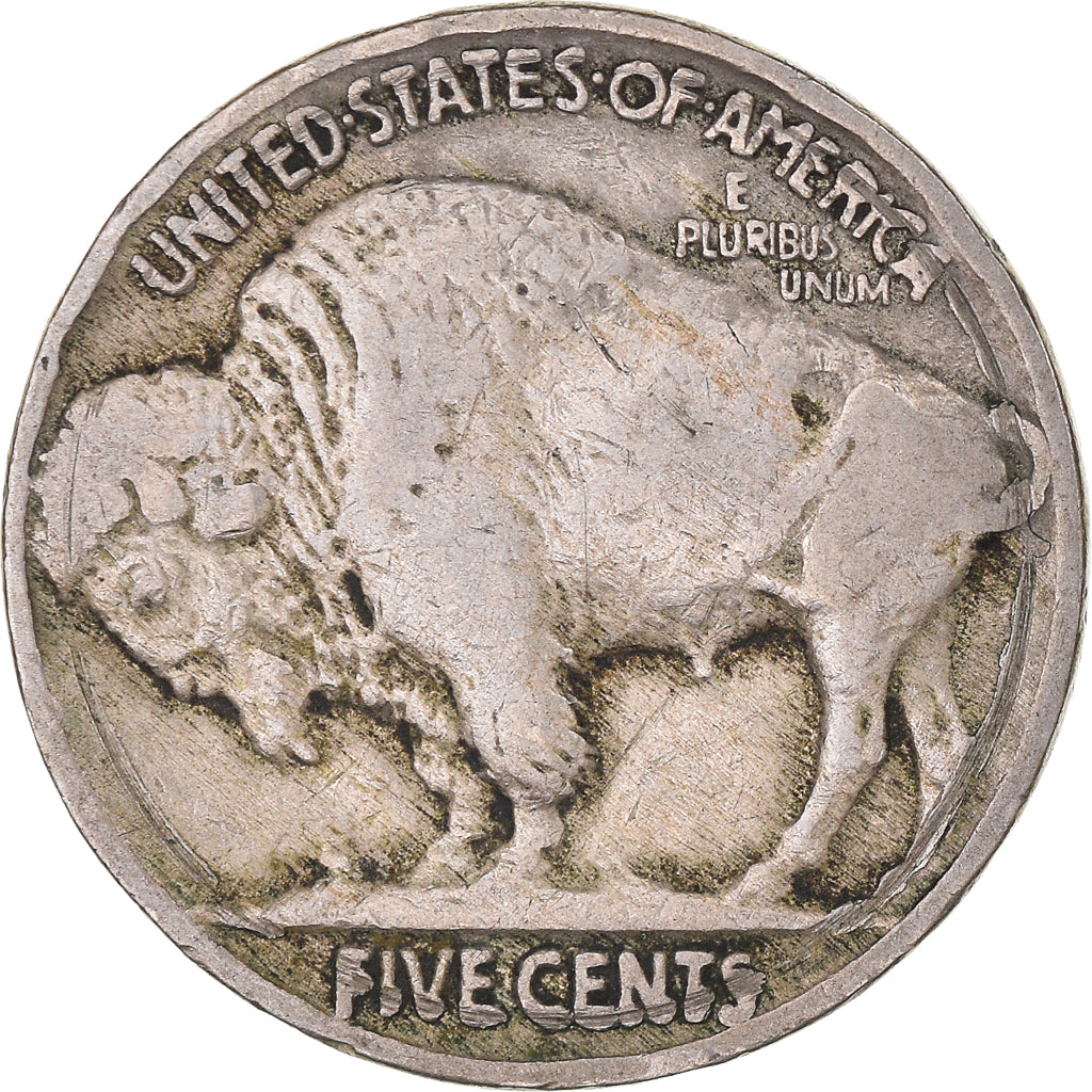 Moeda, Estados Unidos da América, Buffalo Nickel, 5 Cents, 1929, U.S. Mint