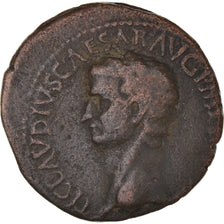Coin, Claudius, As, 41-50, Rome, VF(30-35), Bronze, RIC:95