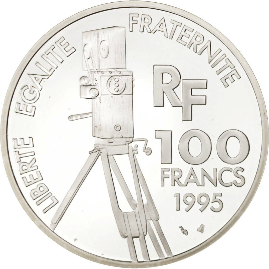 FRANCE, 100 Francs, 1995, Paris, KM #1942, MS(65-70), Silver, 37, 22.20