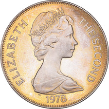 Moneta, Isola di Ascensione, 25 Pence, Crown, 1978, Pobjoy Mint, SPL, Argento