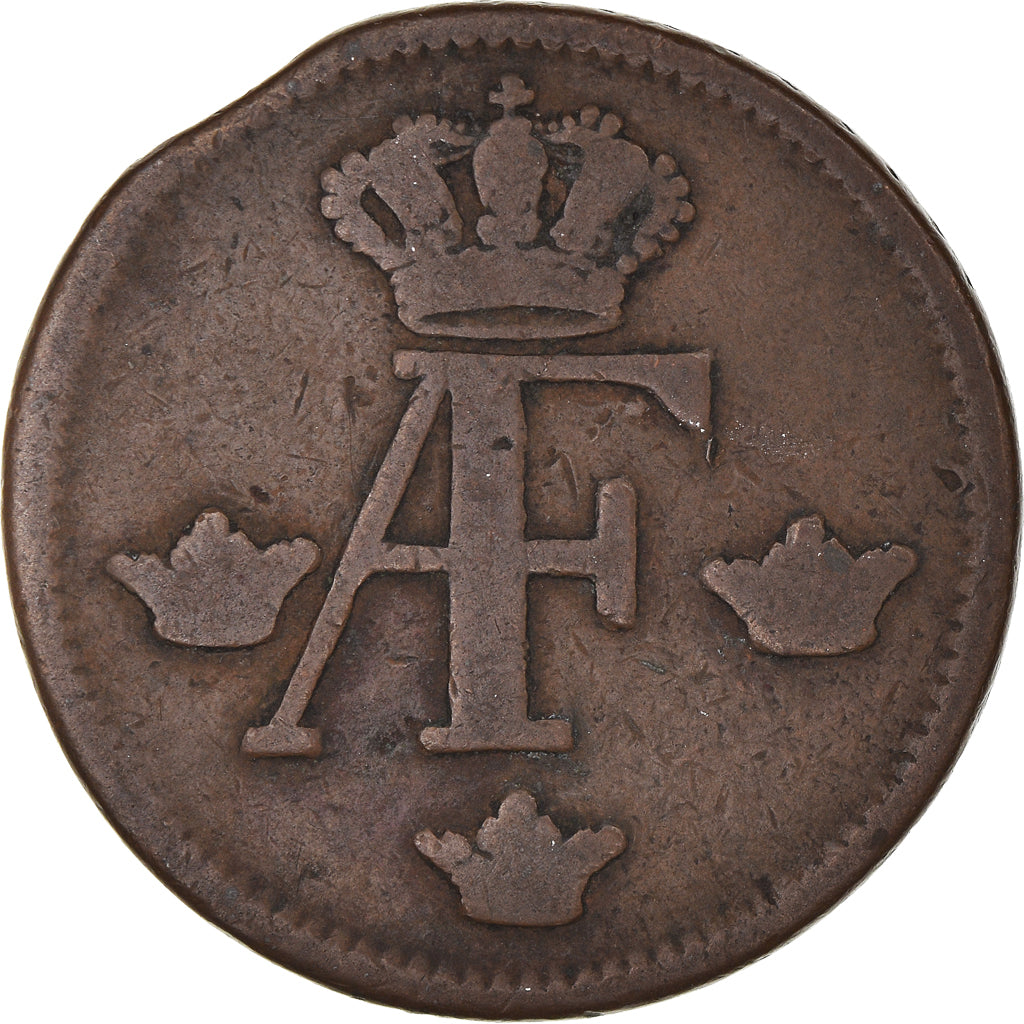 Coin, Sweden, Adolf Frederick, Ore, S.M., 1763, VF(20-25), Copper, KM:460