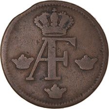 Coin, Sweden, Adolf Frederick, Ore, S.M., 1763, VF(20-25), Copper, KM:460