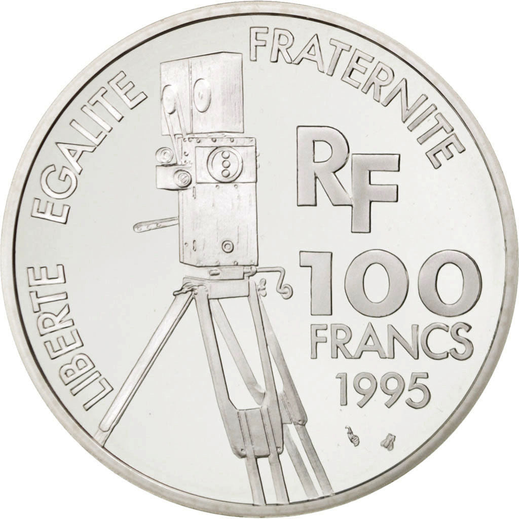 FRANCE, 100 Francs, 1995, KM #1072, MS(65-70), Silver, 22.20