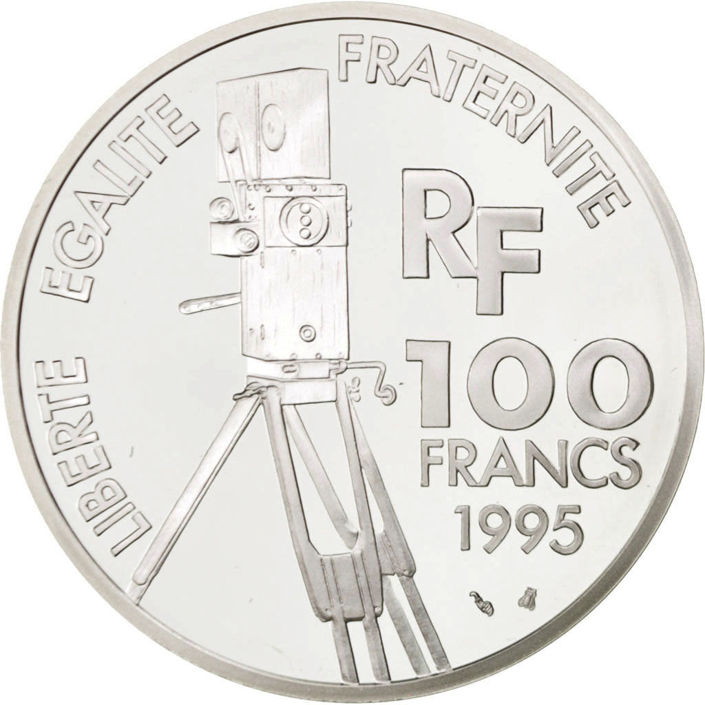 FRANCE, 100 Francs, 1995, KM #1084, MS(65-70), Silver, 22.20