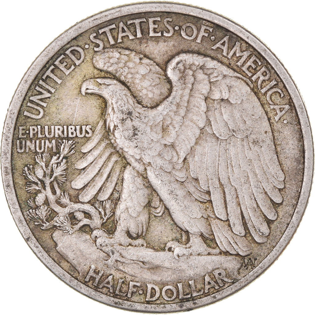 Coin, United States, Liberty Walking, Half Dollar, 1917, Philadelphia