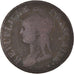 Moneta, Francia, Dupré, 5 Centimes, AN 7, Paris, MB, Bronzo, KM:640.1