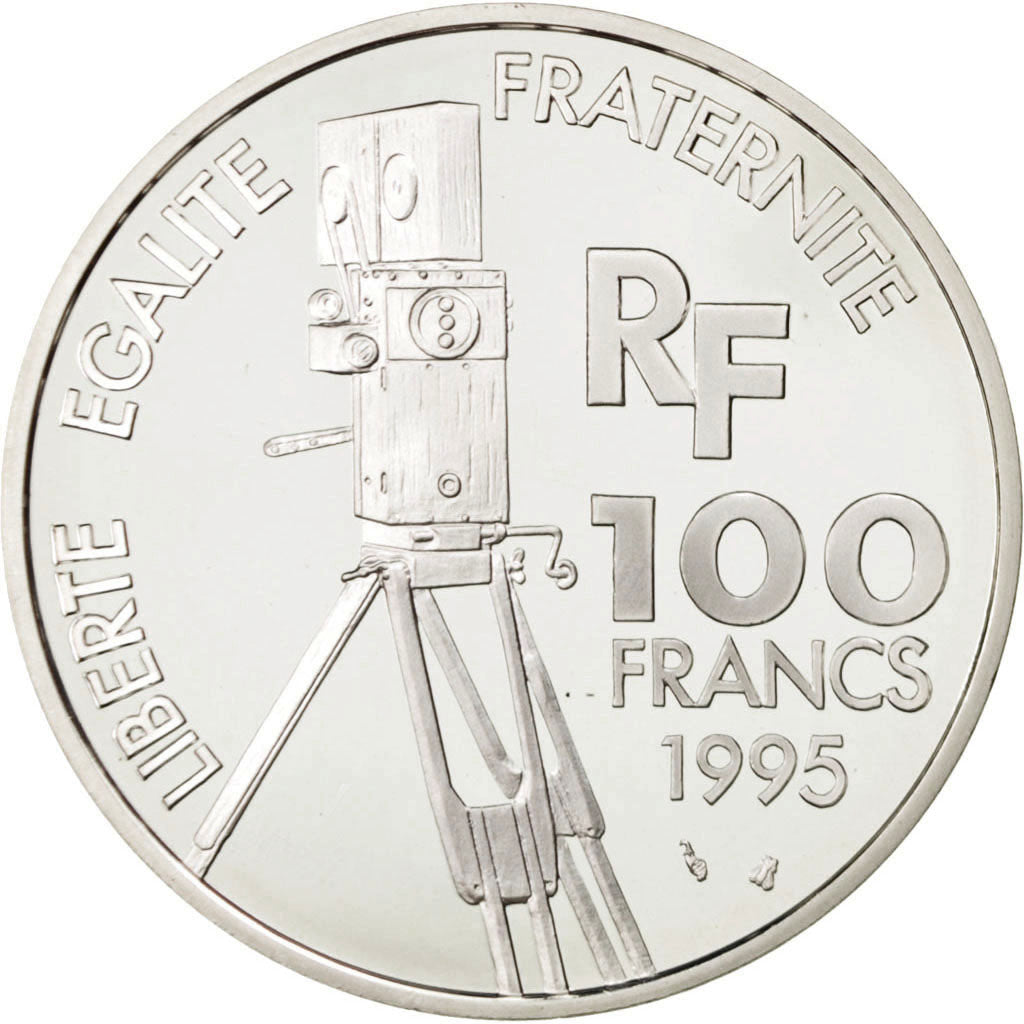 FRANCE, 100 Francs, 1995, KM #1076, MS(65-70), Silver, 22.20