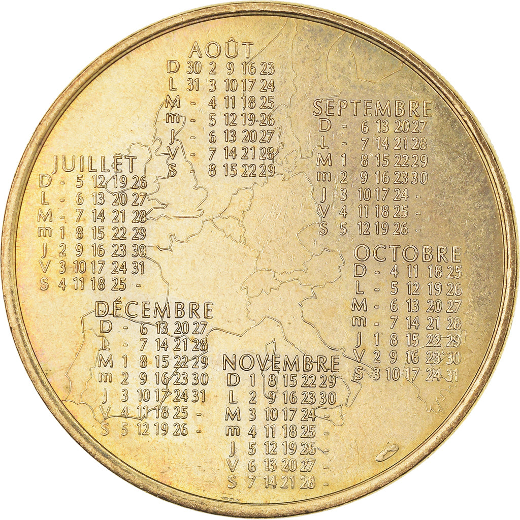 Francja, Token, 20e anniversaire de SEDAO, 1998, MDP, MS(63), Miedzionikiel
