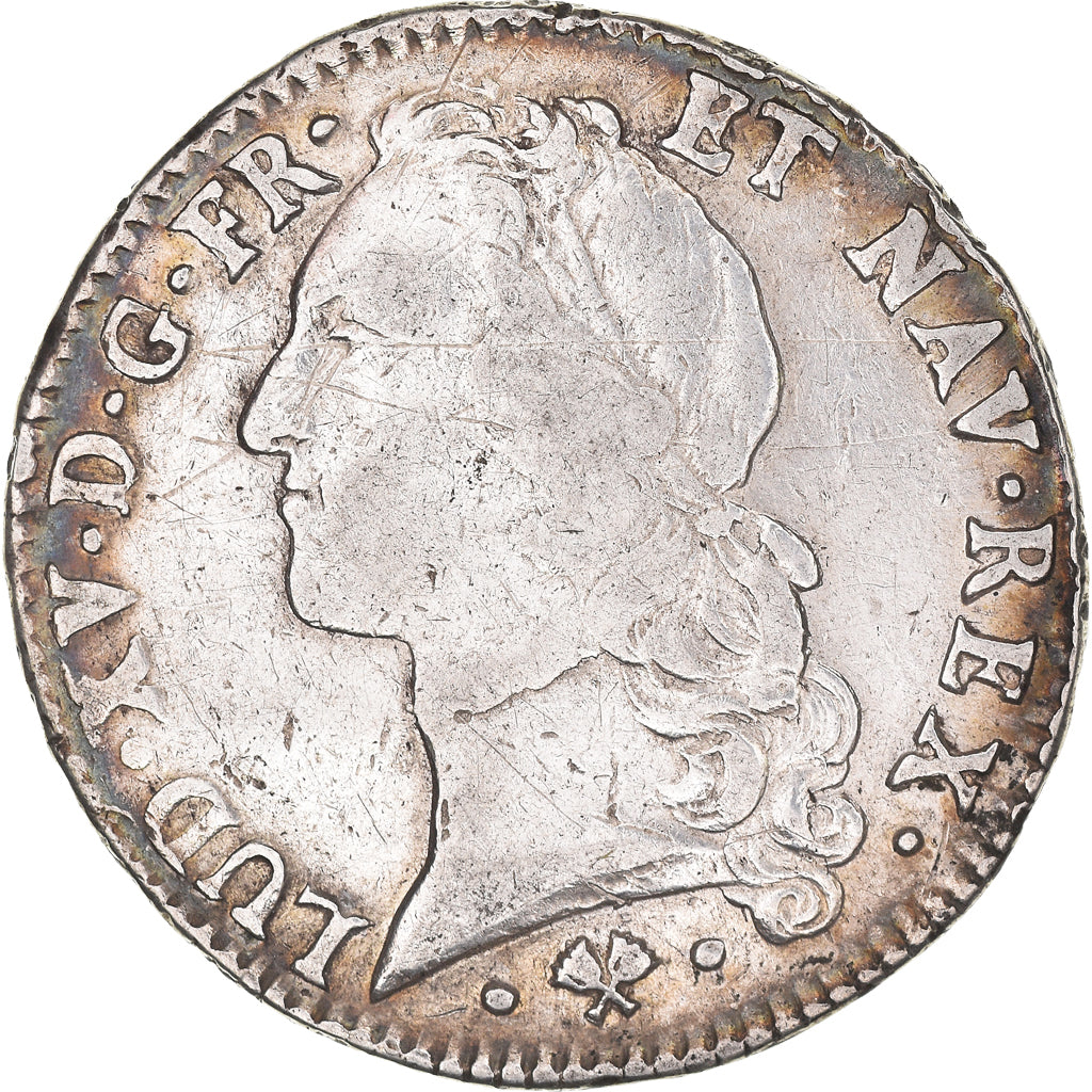 Coin, France, Louis XV, Écu au bandeau, Ecu, 1766, Bayonne, VF(30-35), Silver