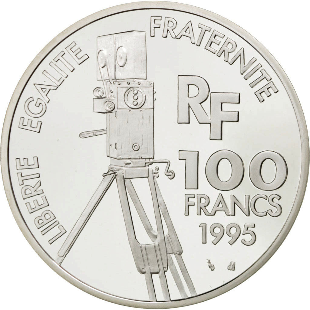 FRANCE, 100 Francs, 1995, KM #1080, MS(65-70), Silver, 22.20