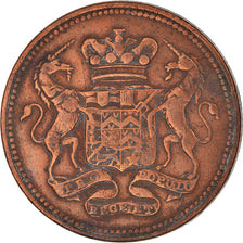 Moneda, Gran Bretaña, Cornwall, Cornish Mines, Penny Token, 1812, BC+, Cobre
