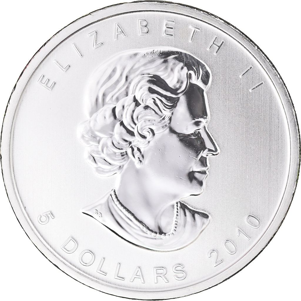 Coin, Canada, Elizabeth II, 5 Dollars, 2010, Royal Canadian Mint, 1 Oz, MS(63)