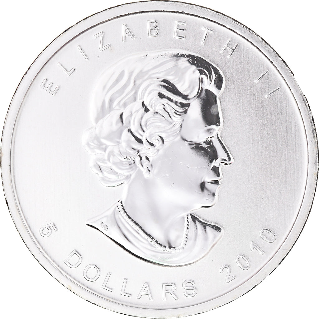 Coin, Canada, Elizabeth II, 5 Dollars, 2010, Royal Canadian Mint, 1 Oz, MS(63)