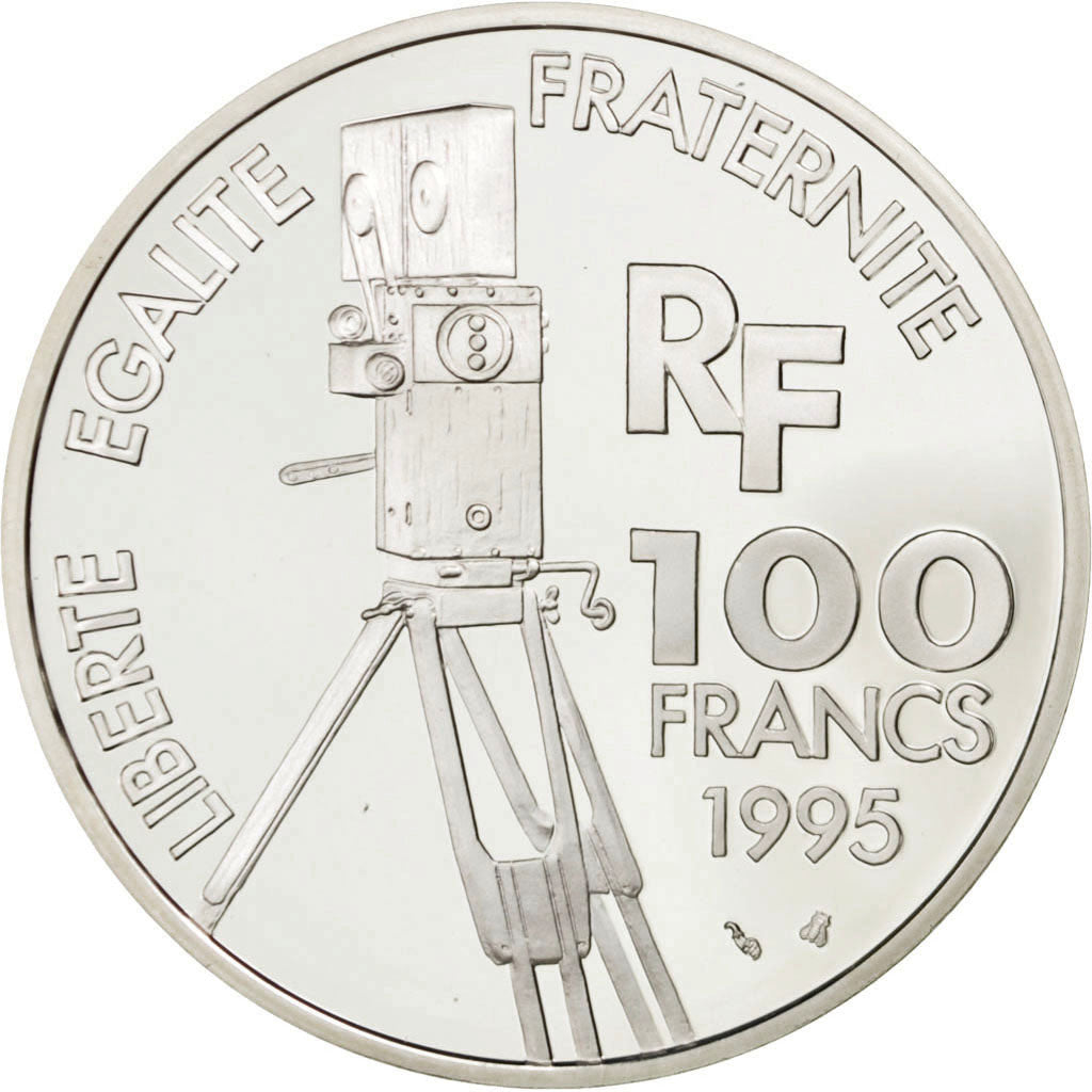 FRANCE, 100 Francs, 1995, KM #1088, MS(65-70), Silver, 22.20