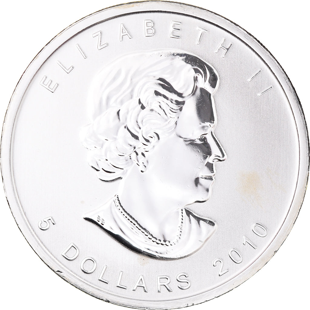 Münze, Kanada, Elizabeth II, 5 Dollars, 2010, Royal Canadian Mint, 1 Oz, UNZ