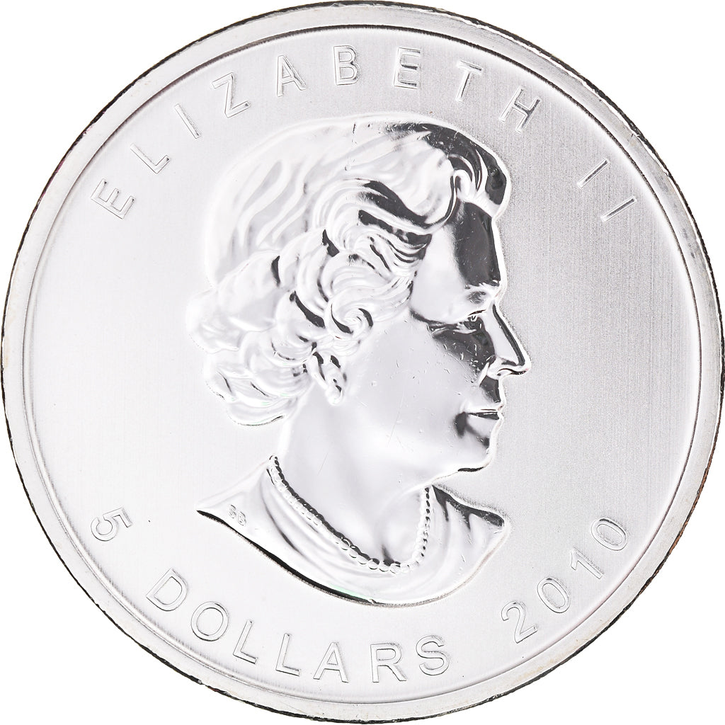 Coin, Canada, Elizabeth II, 5 Dollars, 2010, Royal Canadian Mint, 1 Oz, MS(64)