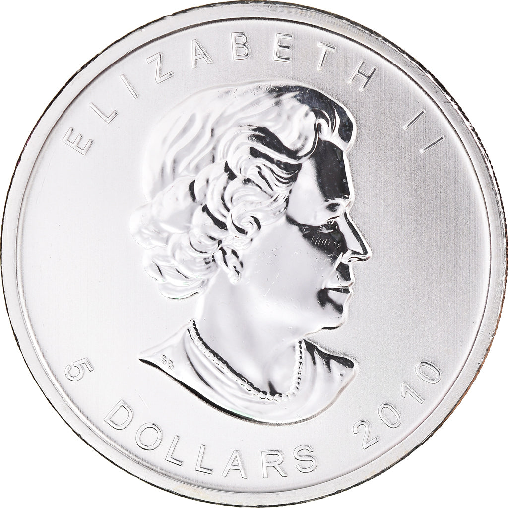 Moneta, Canada, Elizabeth II, 5 Dollars, 2010, Royal Canadian Mint, 1 Oz, SPL+