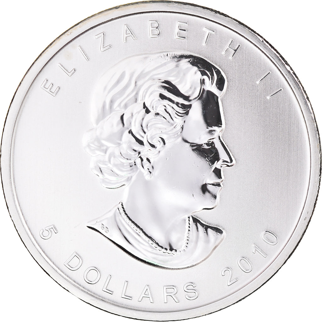 Moneta, Canada, Elizabeth II, 5 Dollars, 2010, Royal Canadian Mint, 1 Oz, SPL+