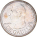 France, Medal, Général De Gaulle, 1980, Santucci, MS(65-70), Silver