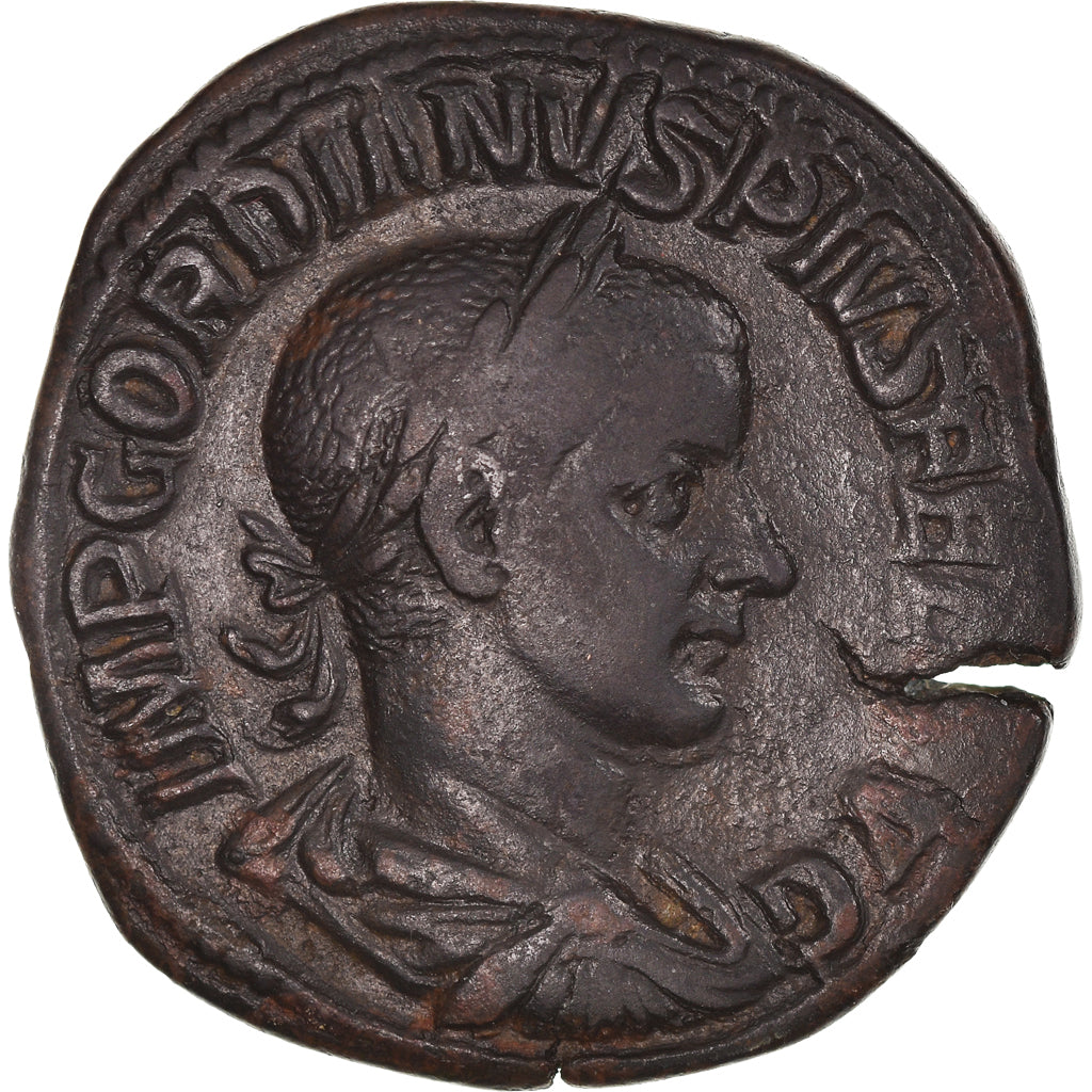 Moneta, Gordian III, Sesterzio, 238-244, Rome, MB+, Bronzo, RIC:299