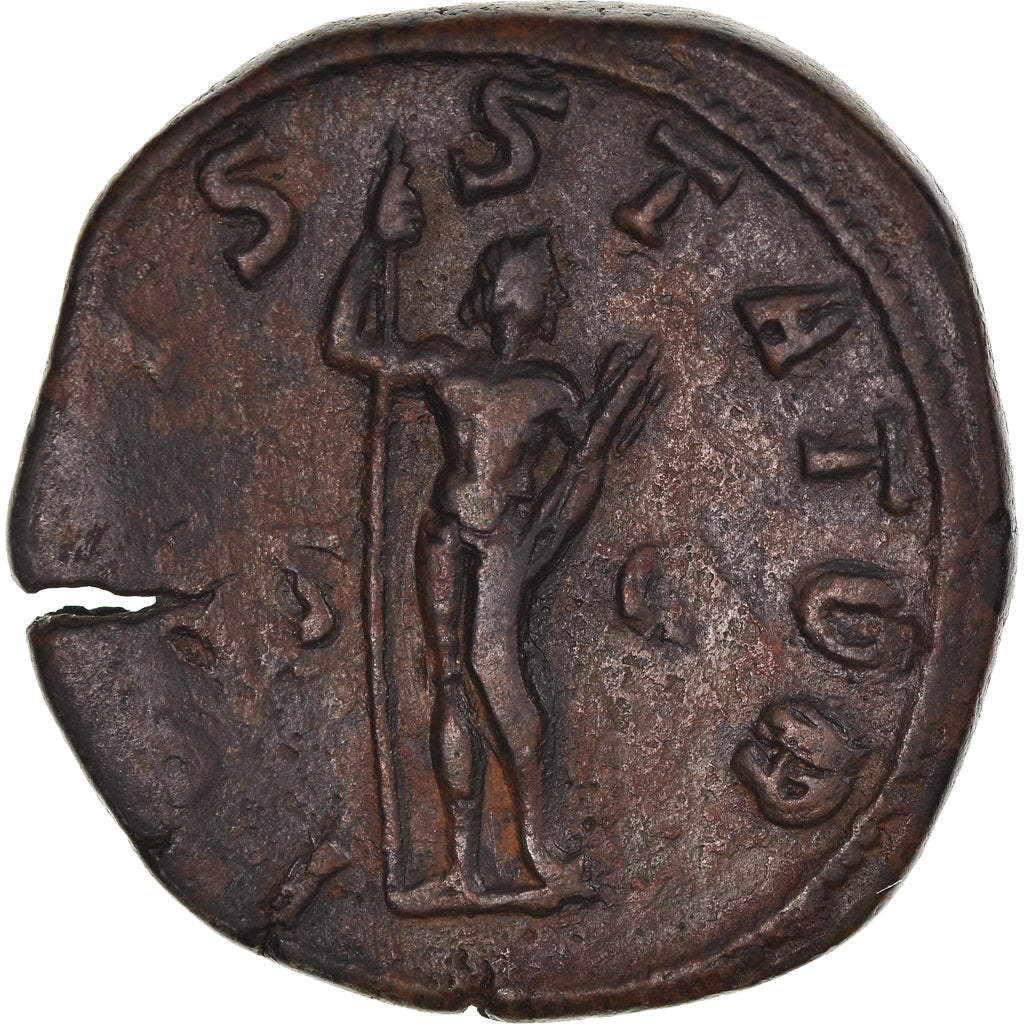 Moneta, Gordian III, Sesterzio, 238-244, Rome, MB+, Bronzo, RIC:299